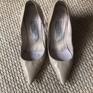 Nude Patent Leather Jimmy Choo’s